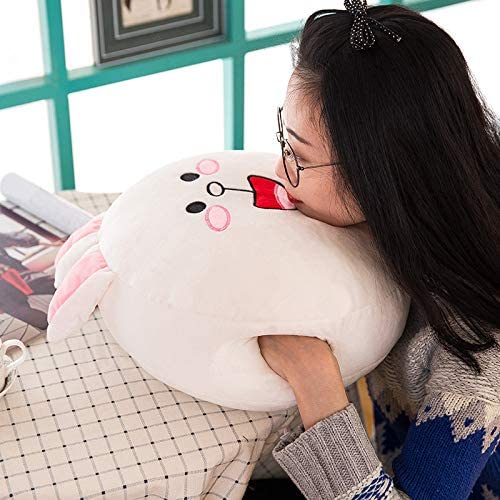  LOPMJUHNGUN Venta Al por Mayor Brown Bear Kenny Rabbit Cartoon Hand Warm Pillow Software Comercio Exterior Hand Warmer Pillow Car Cushion Multi-Expression 40Cm * 40Cm D 