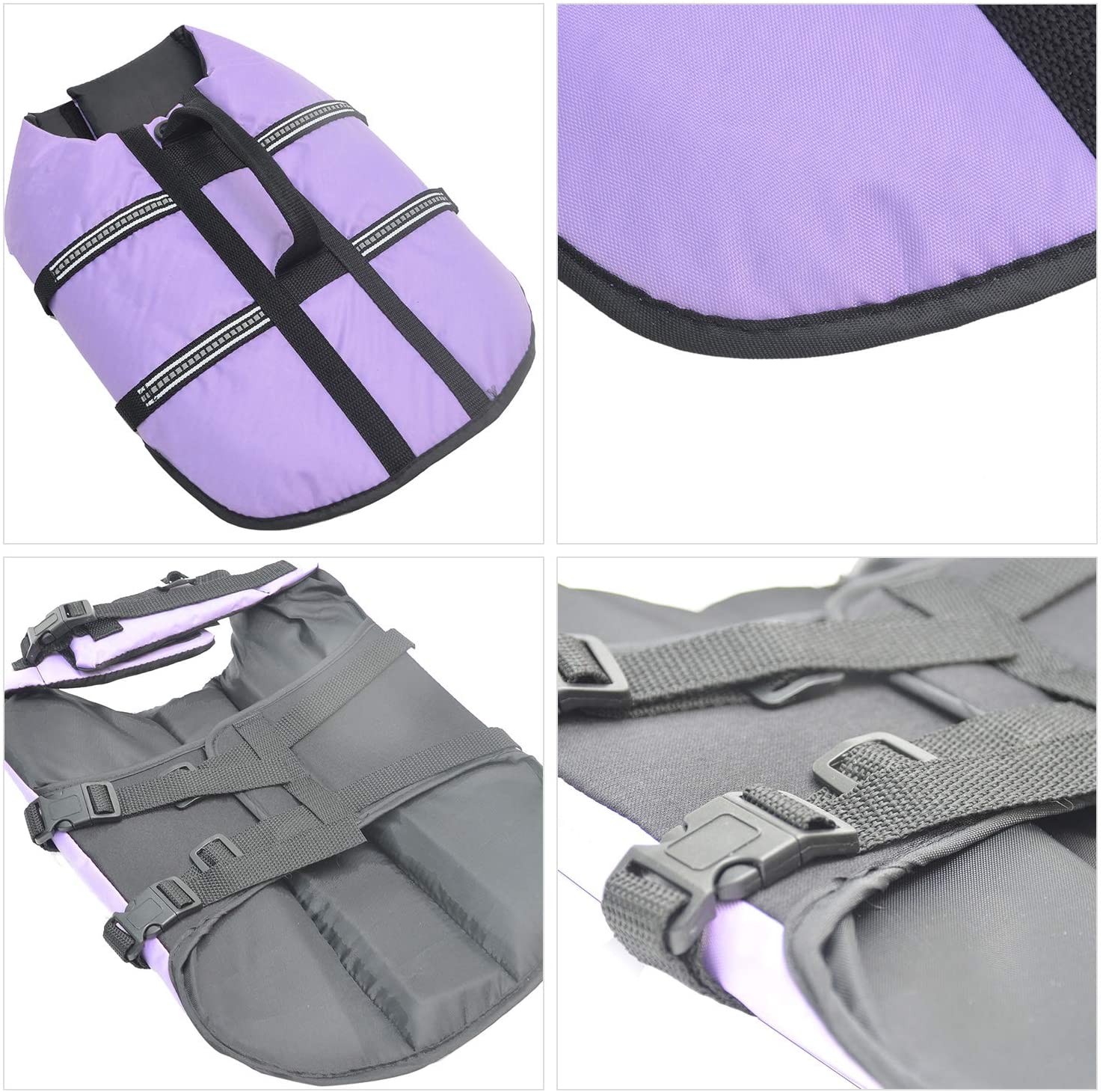  lovelonglong Ropa para Perro, Disfraces de Chaleco Salvavidas para Perros pequeños, medianos, Grandes, de Calidad natación, Barcos, natación, Proteger el Aire Libre 