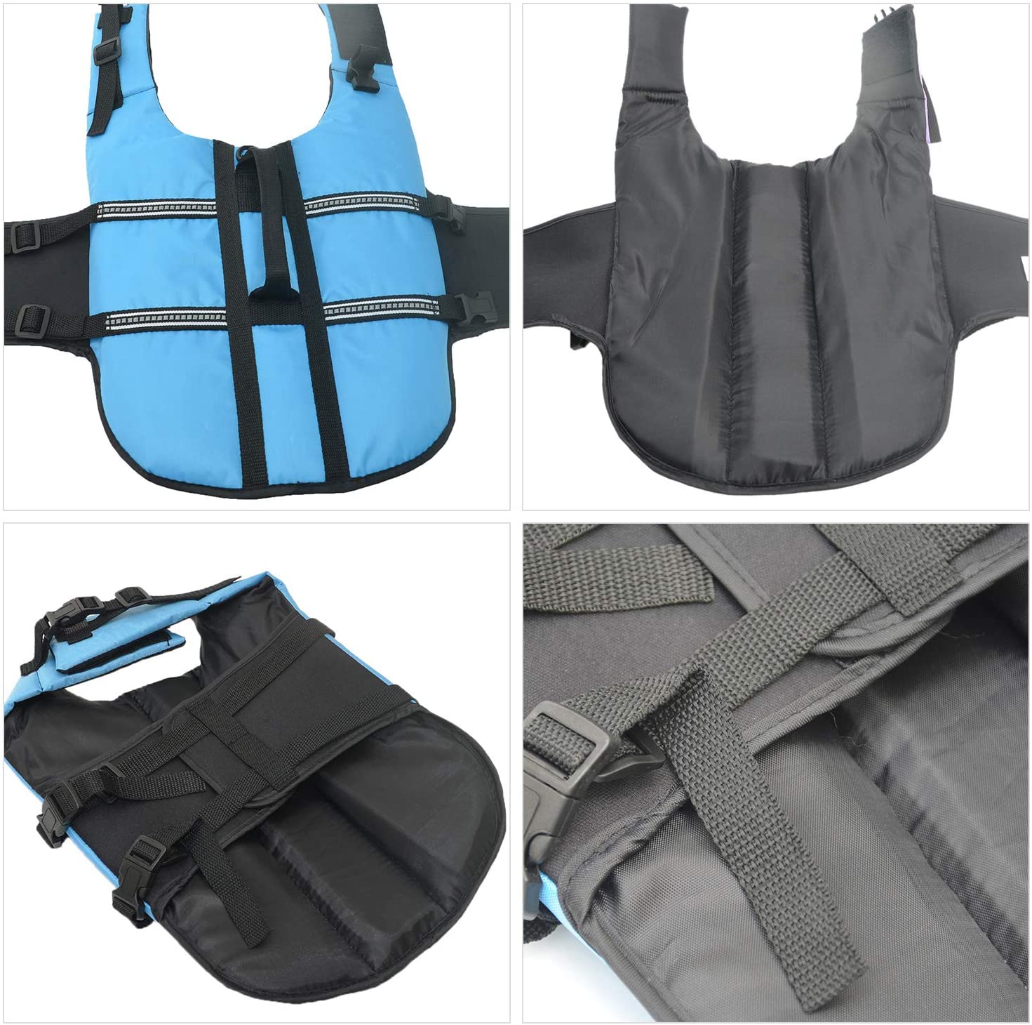  lovelonglong Ropa para Perro, Disfraces de Chaleco Salvavidas para Perros pequeños, medianos, Grandes, de Calidad natación, Barcos, natación, Proteger el Aire Libre 