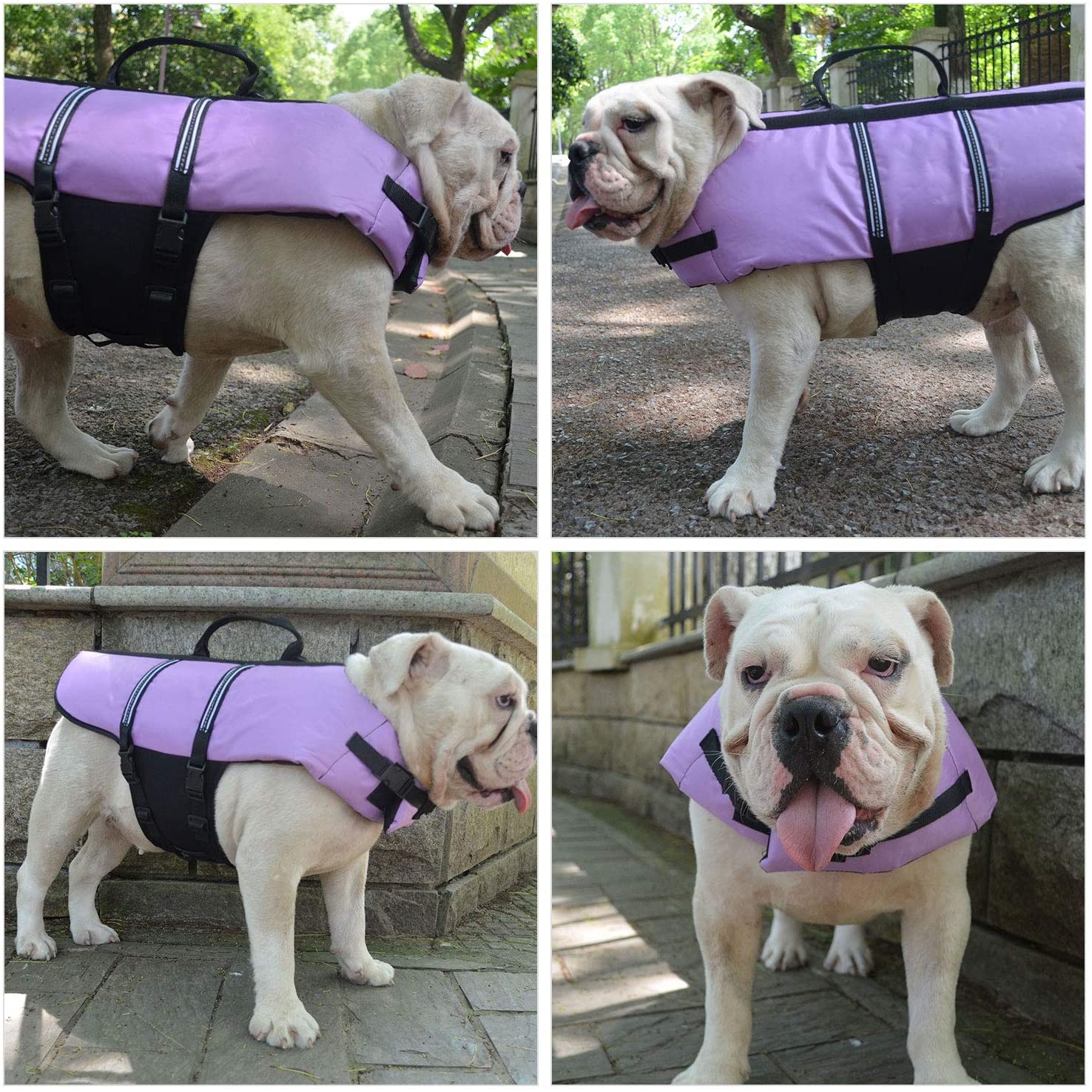  lovelonglong Ropa para Perro, Disfraces de Chaleco Salvavidas para Perros pequeños, medianos, Grandes, de Calidad natación, Barcos, natación, Proteger el Aire Libre 