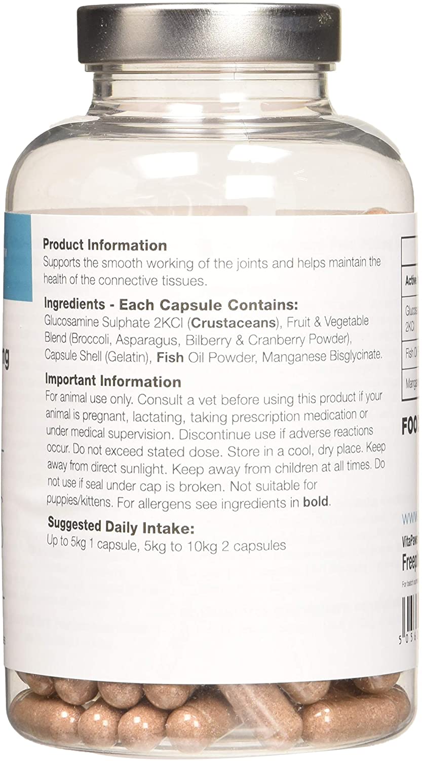  Maxi-Joint Plus 1000mg para Perros Medianos y Grandes - 120 Cápsulas - VitaPaws 