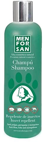  MENFORSAN 54111MFG002 Champú Repelente Insectos Gatos - 300 ml, Pack de 2. 