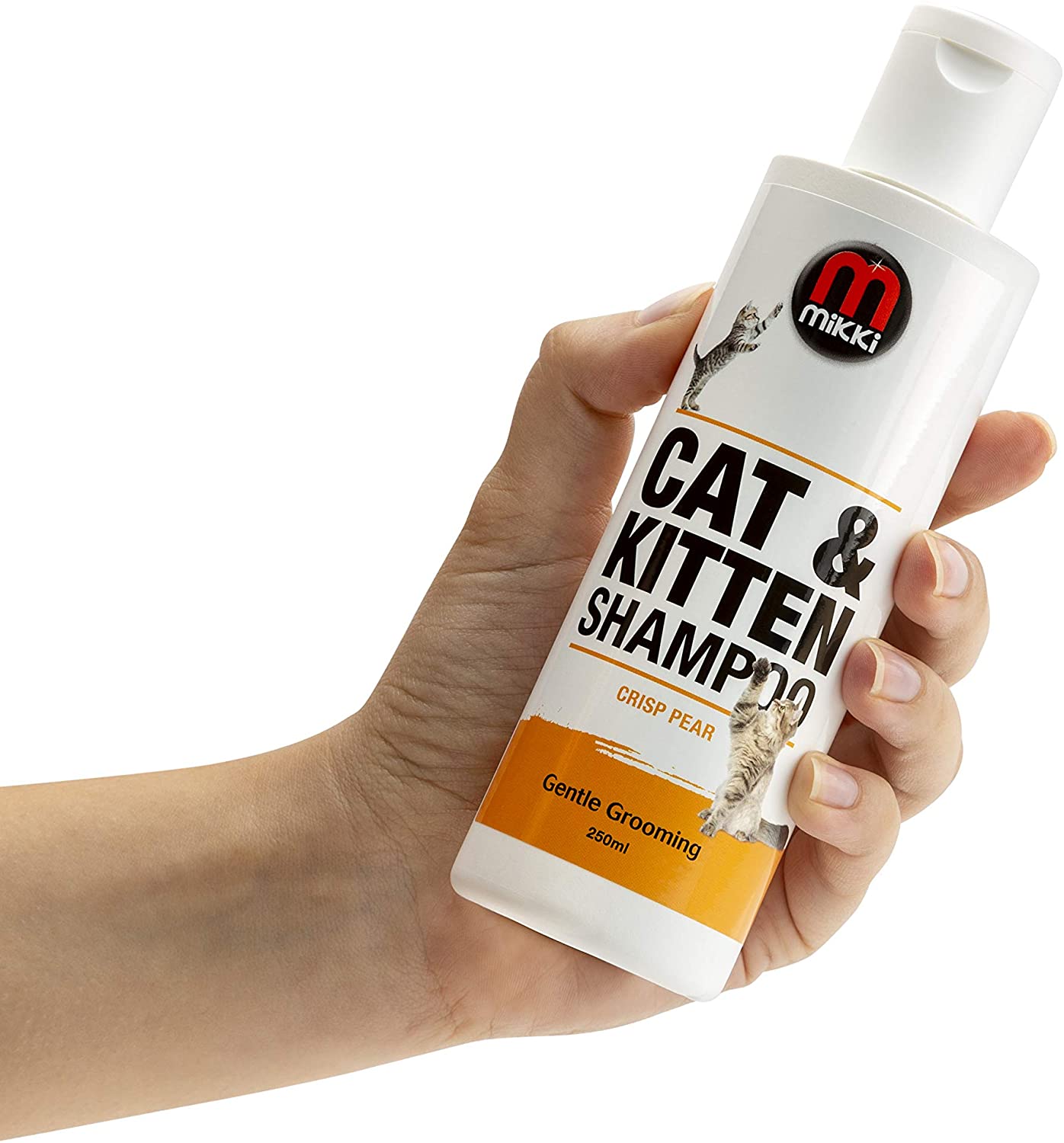  Mikki | Champú para Gatos | 250 ml | Fragancia a Pera 