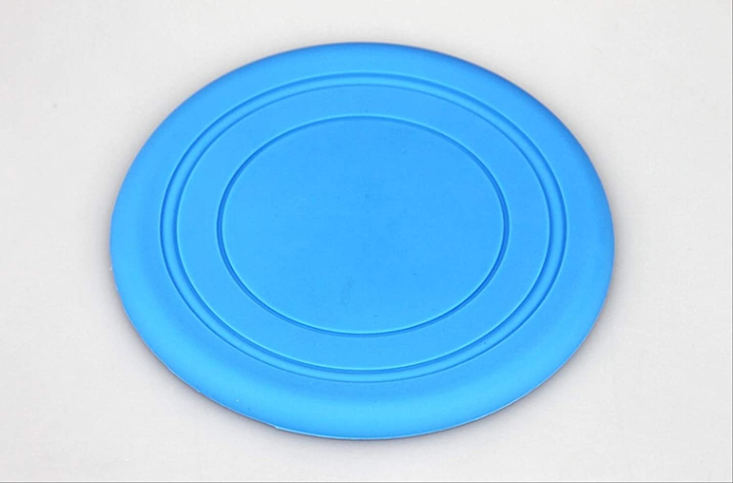  MNBVC Protección del Medio Ambiente Silicona Soft Pet Pet Frisbee Dog Toy Platillo Tamaño del té Dog Toy Pet Shop Diámetro 18cm Color Aleatorio 