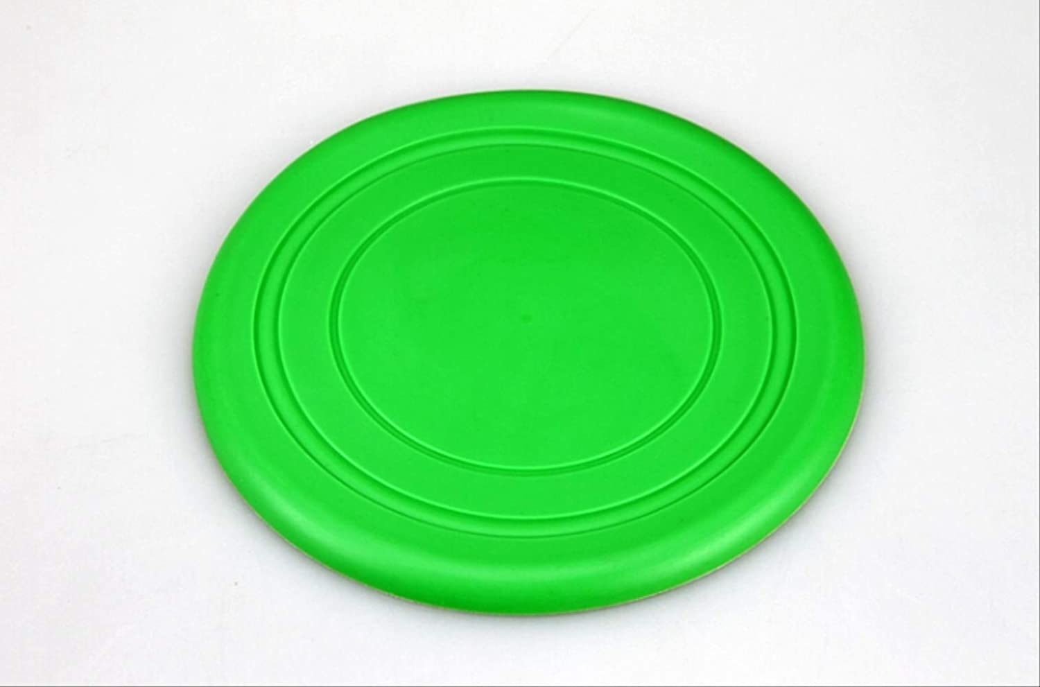  MNBVC Protección del Medio Ambiente Silicona Soft Pet Pet Frisbee Dog Toy Platillo Tamaño del té Dog Toy Pet Shop Diámetro 18cm Color Aleatorio 