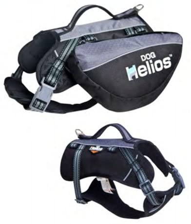  Montero Pet - Alforjas Touchdog Gris Para Perros, Mediana 