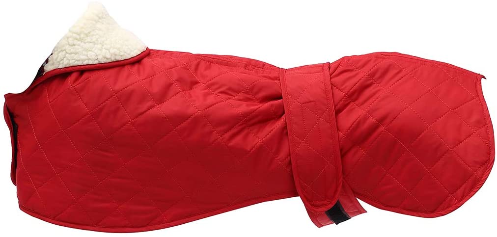  Morezi Chaqueta para Perro, Abrigo de Invierno para Perro con Forro Polar cálido, Impermeable con Bandas Ajustables para Galgos, Langostas y Marionetas 