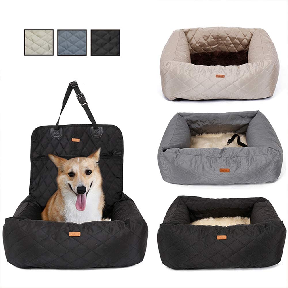  MYYINGELE Cubierta Asiento Coche Perro, Asiento de Coche para Perro, Asiento de Coche para Mascotas, Asiento Antideslizante para Cachorros, Perros, Gatos 