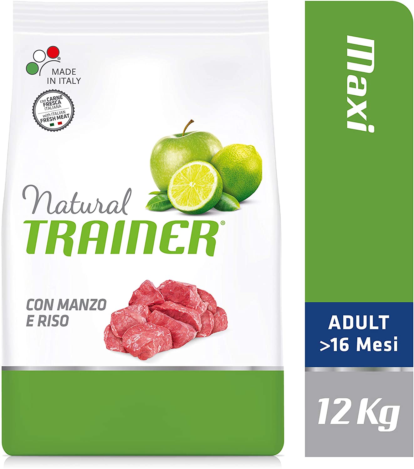  Natural Trainer Adult Maxi pienso para perros con ternera y arroz 