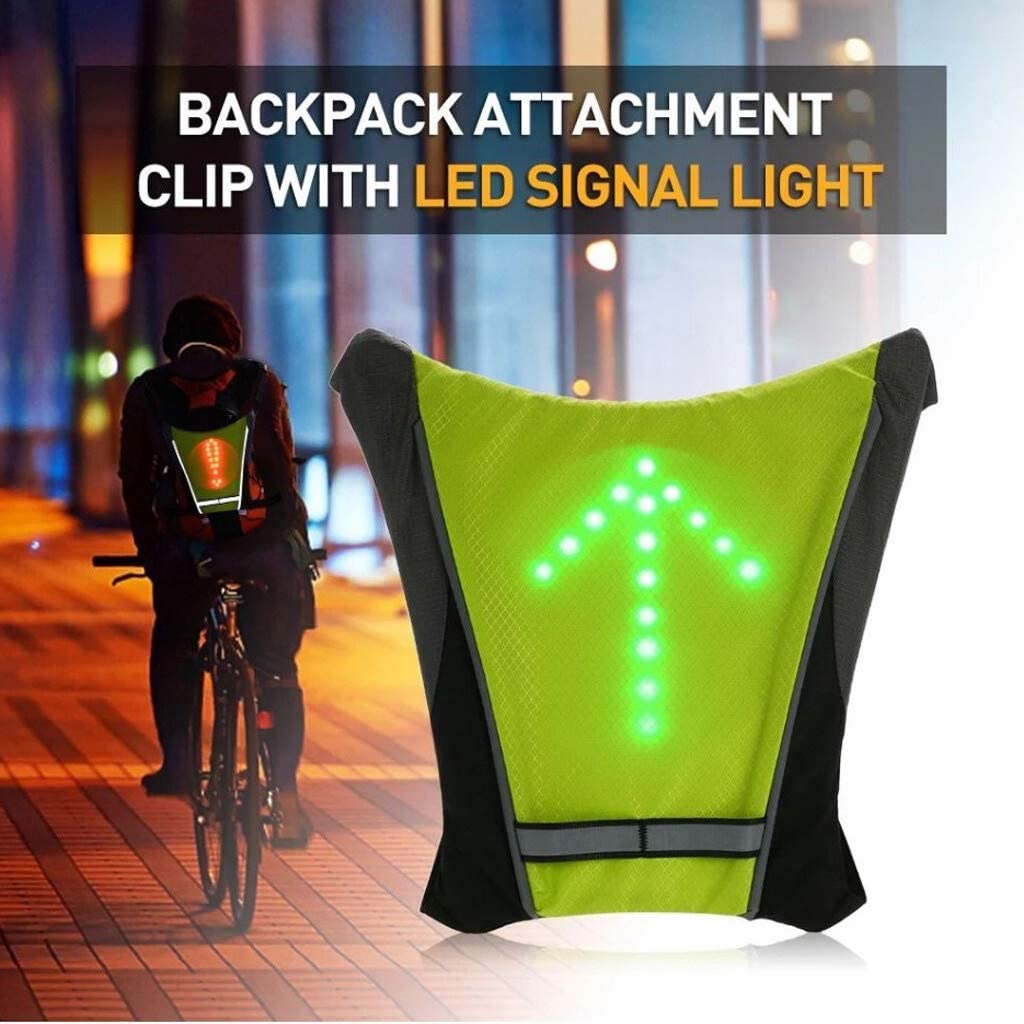  NOLOGO Yg-CT A su Vez condujo inalámbrica Chaleco de Ciclismo 20L MTB LED Seguridad Bolsa de Chalecos de Advertencia de señal de luz de Bicicletas Chaleco Reflectante con Remo 