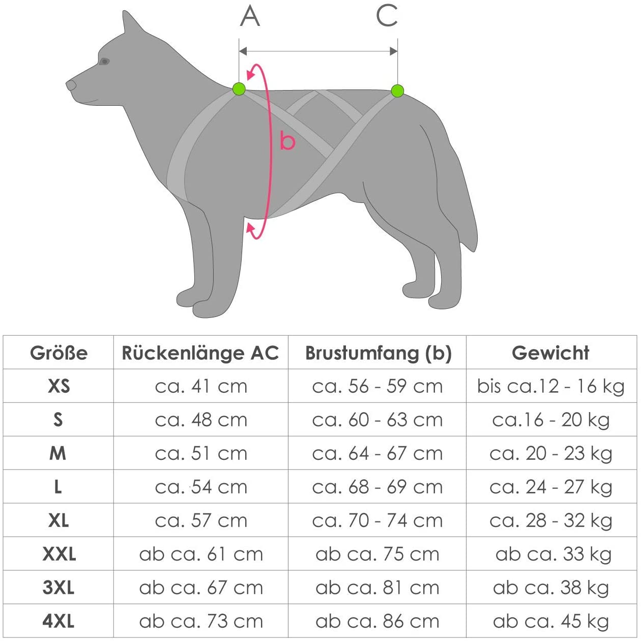  Northern Howl X-Back - Arnés para Perros con Correa para Canicross Bike, Patinete de esquí, Trineo en Rojo 