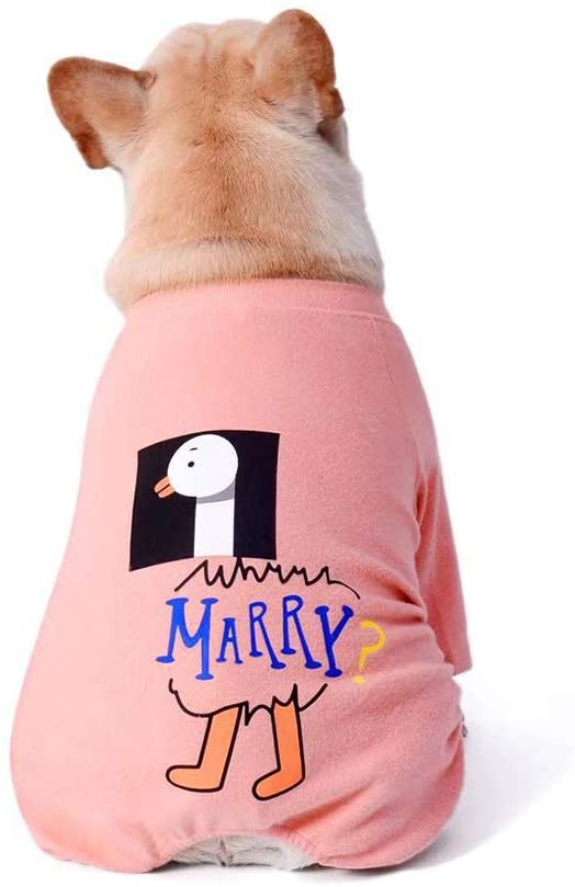  Nueva Ropa para Mascotas De Primavera Y Verano, Suéter De Algodón De Dibujos Animados Casual para Perros, Ropa De Abrigo para Gatos,Rosado,L 