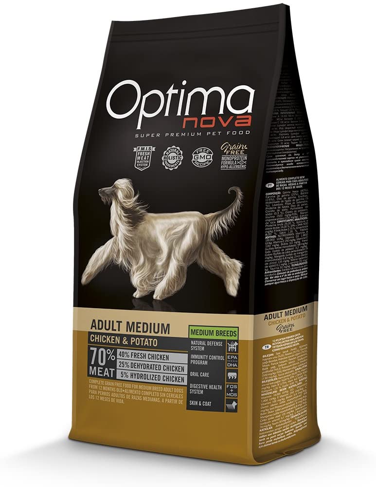  Optima nova - Pienso para Perros Adultos medianos ã“ptima Nova Grain Free Pollo 