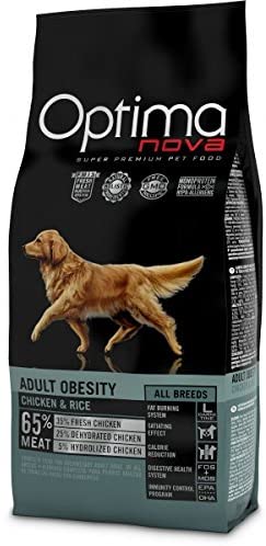  Optima nova - Pienso para Perros pequeños, medianos y Grandes ã“ptima Nova Adult Obesity Pollo y arroz 