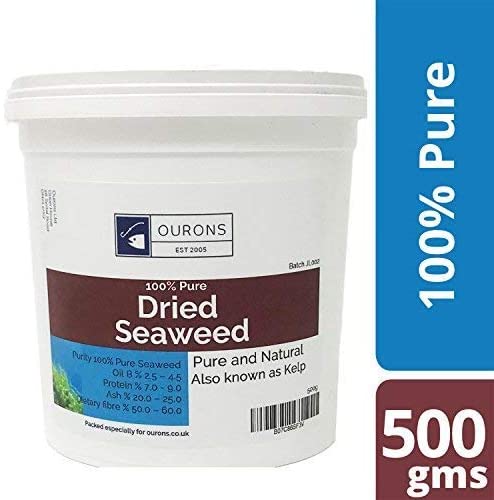  OURONS Alga Marina Kelp para Perros. Tarro de 500 g 