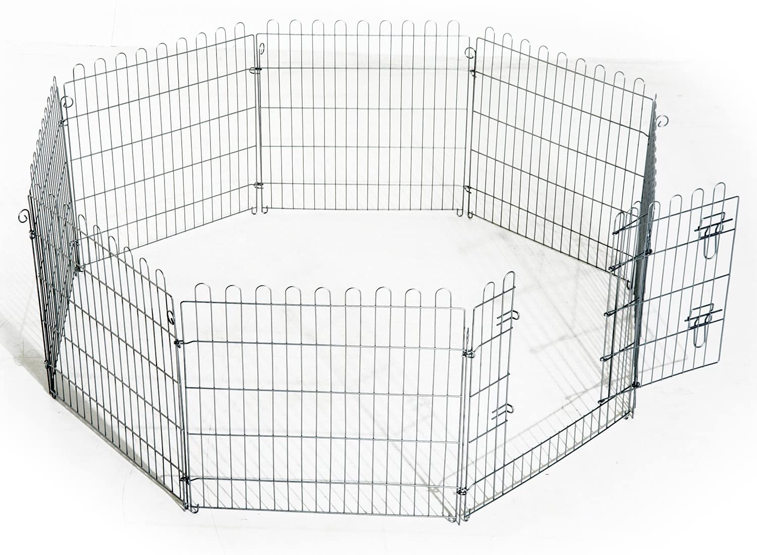  PawHut Parque para Cachorros Valla para Cachorros Animales Rejilla Medidas 63 x 60 CM 