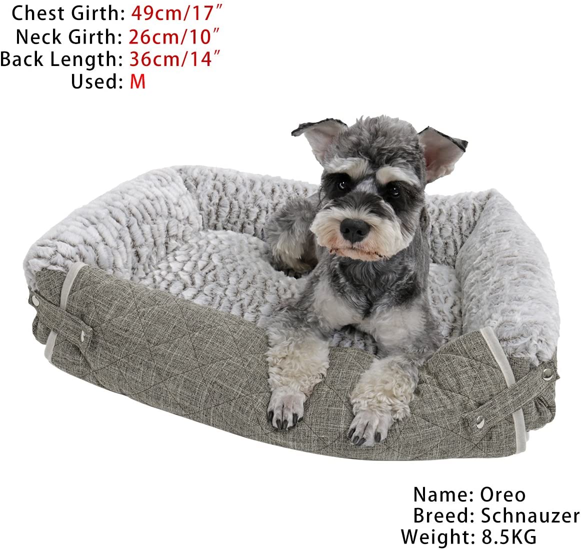  PAWZ Road Alfombrilla Plegable y Lavable de 3 en 1 para sofá de Perro con Almohadilla de Almohada, sofá Multifuncional para Perros y Gatos, Color Gris 