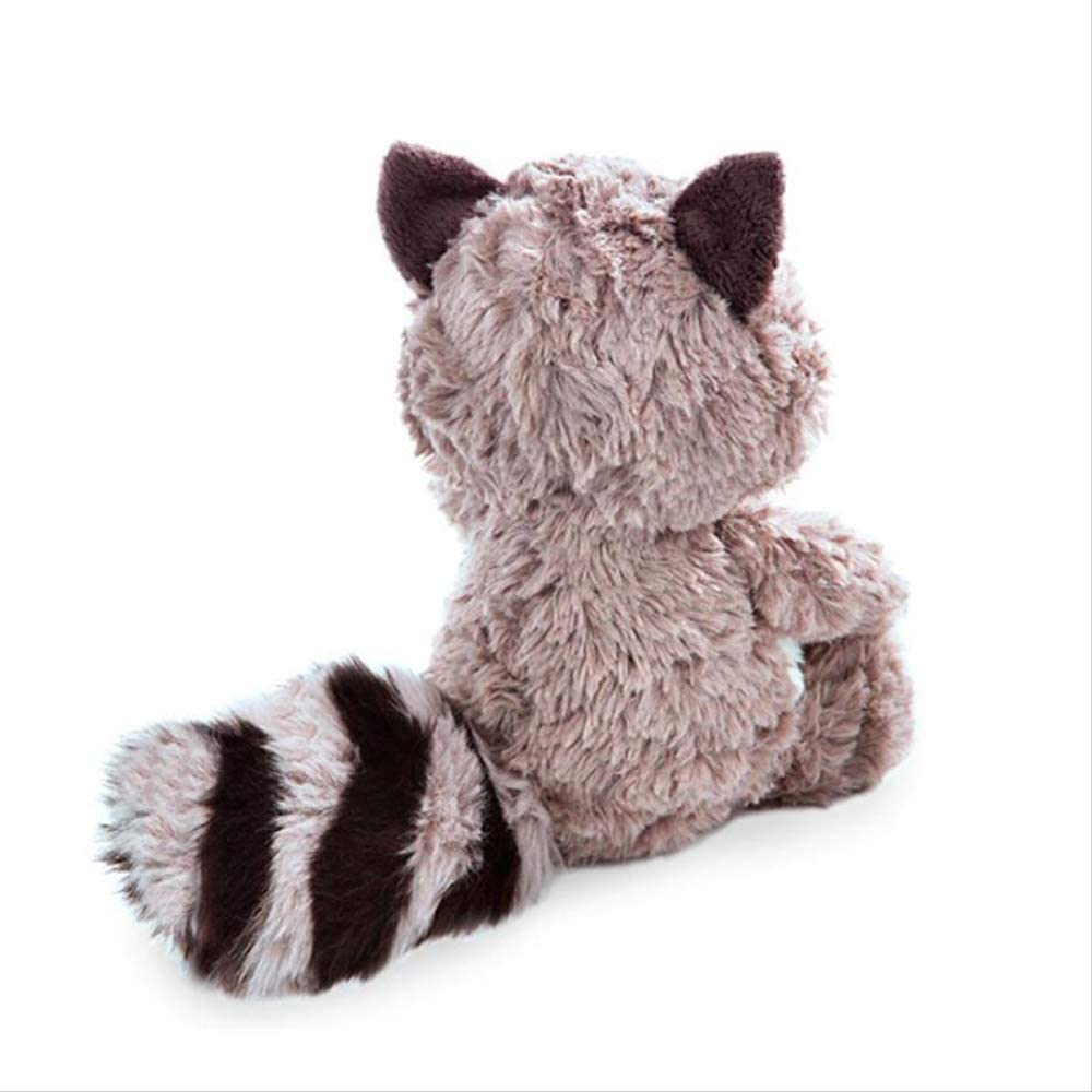  Peluche De Mapache Gris De 25 Cm, Lindo Mapache Almohada De Peluche De Felpa Suave Linda, Regalo De Cumpleaños De Niña, Niño Y Bebé 