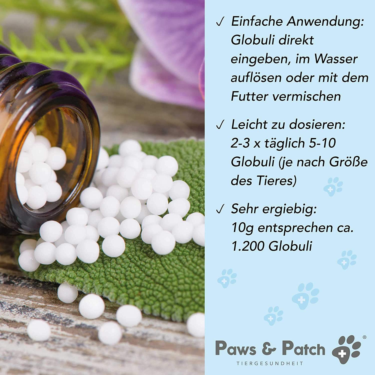  Pequeñas flores PHARM Bach globuli para perros y gatos I ängstlichkeit Incertidumbre I Natural Calmante. En miedo personas, sonidos o tipo genossen 