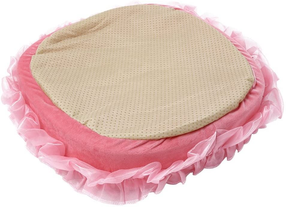  Perfectii Princesa Cama Para Perros, Peluche Suave Acolchado Perros Cama De DiseñO Sofá Cesta Lace Princess Bed Perros Mascotas Cama 