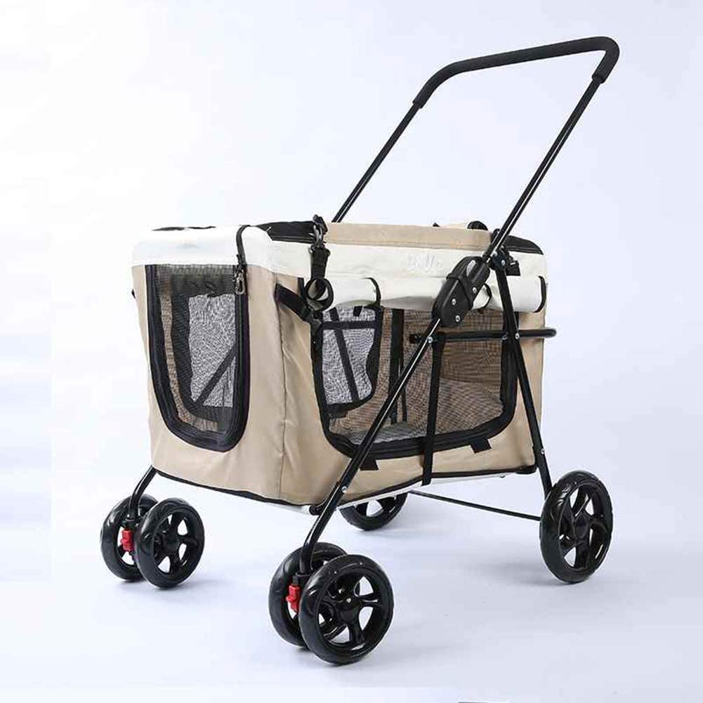  Pet Roadster, Lujoso Carrito para Perros Y Mascotas hasta 20 Kg Bolsa Plegable De Cuatro Ruedas para Viajes Gran Espacio (Carga Máxima 20 Kg) 