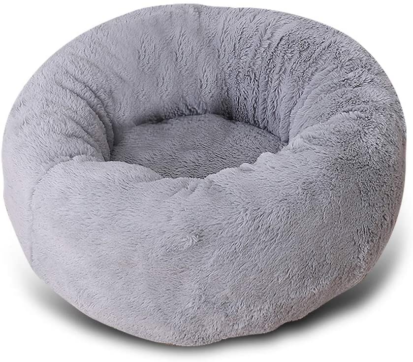  PETCUTE Cama para Perros Pequeños Cama para Gatos Mullido Redondo Cueva del Gato Cachorro Nido de Gato Suave de Peluche 