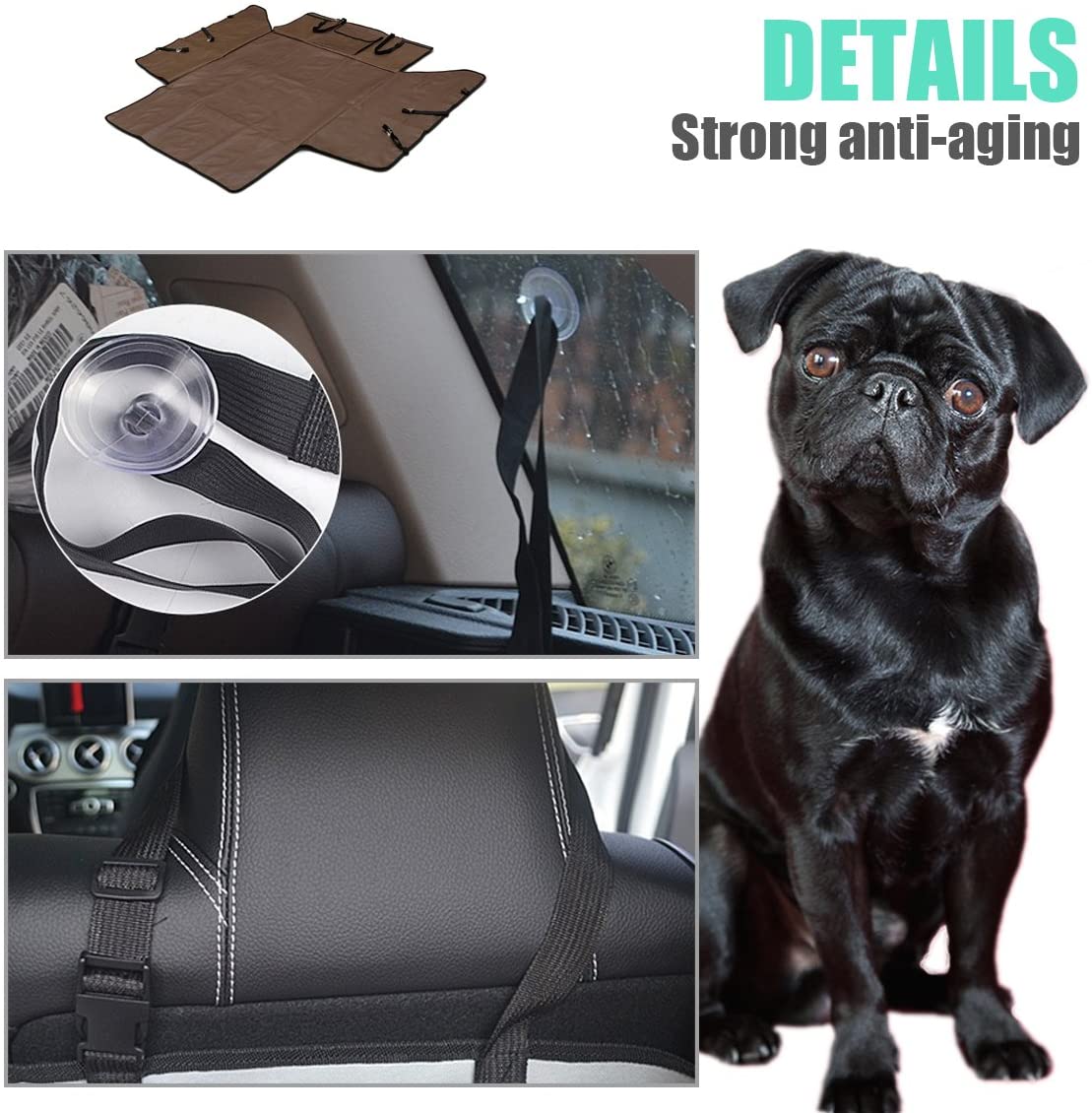  PETCUTE Funda Maletero Perros Protector Maletero Cubre Maletero para Perros Funda Coche Perro Protector Maletero de Coche para Perros 