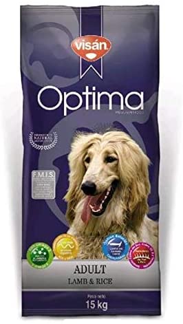  Piensos Visán - Visan Optima Adult Lamb & Rice, 15 Kg 