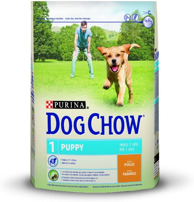  Purina Dog Chow Comida Seco para Cachorro con Pollo - 2.5 Kg 