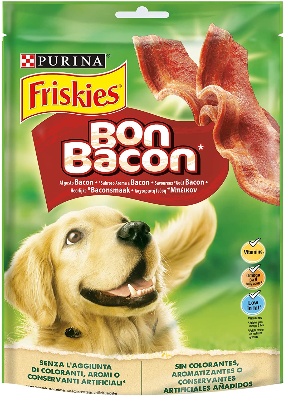  Purina Friskies Bon Bacon golosinas y chuches para perros 6 x 120 g 