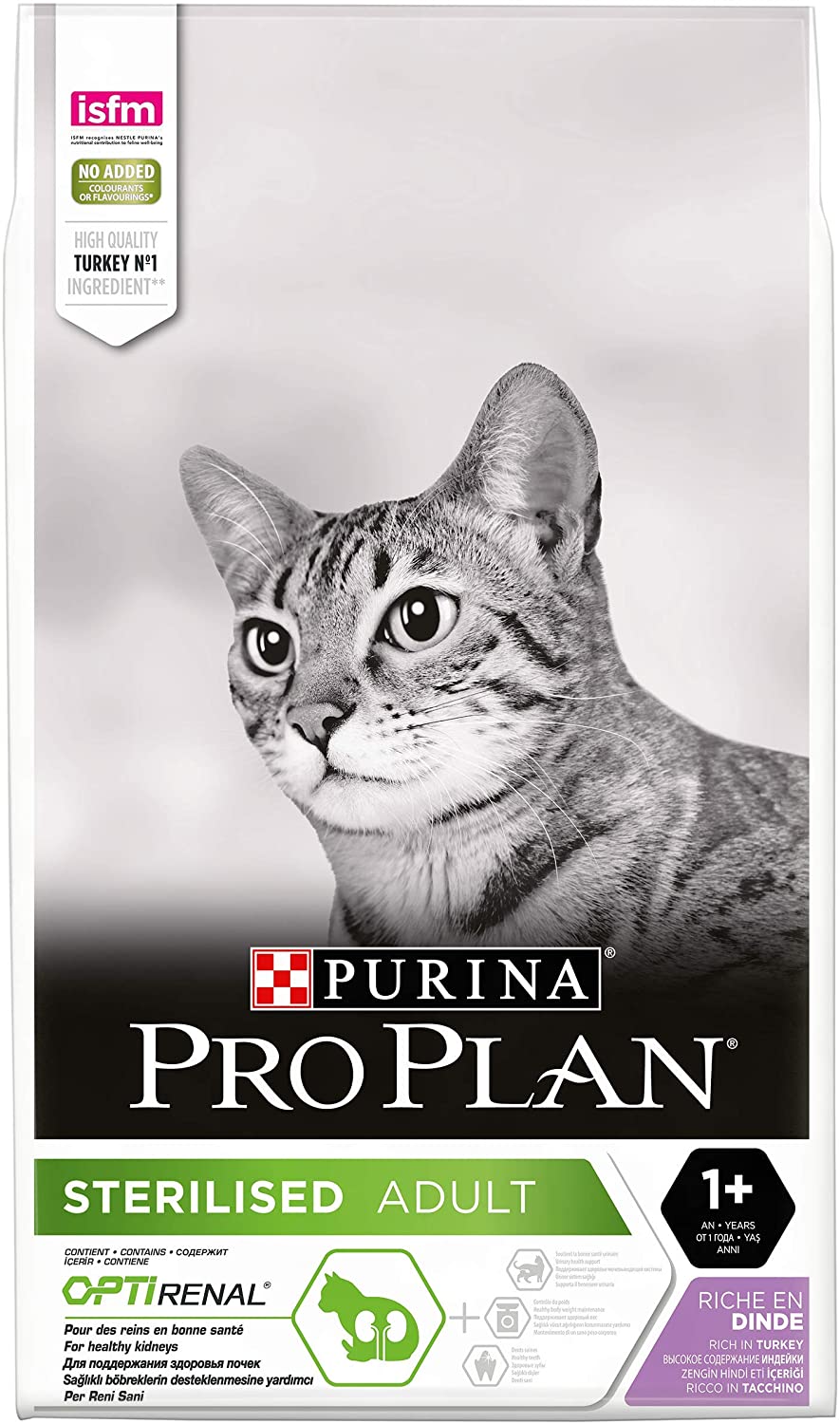  PURINA Pro Plan Sterilised Turkey Comida para Gatos - 10000 gr 