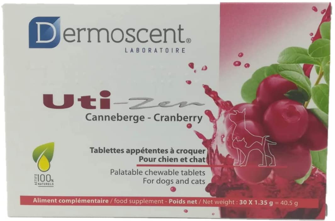  Q Vet Dermoscent Uti-Zen 30 tabletas masticables 