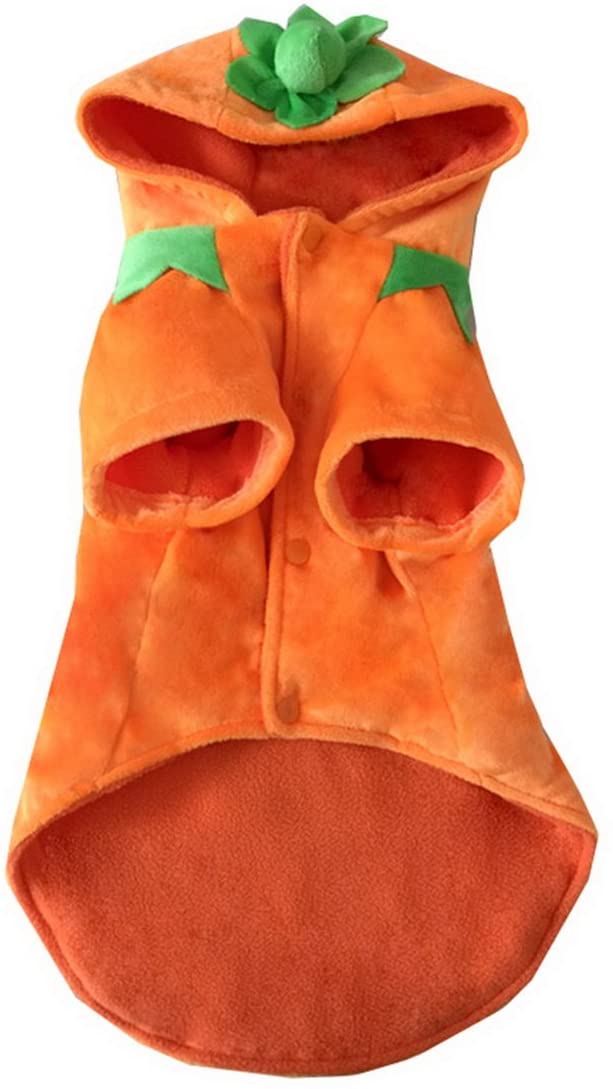  ranphy mediano mascota/gato abrigo para niños niñas perro cachorro de calabaza para adulto pijama Doogy invierno Prendas de vestir naranja 