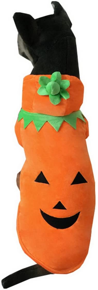  ranphy mediano mascota/gato abrigo para niños niñas perro cachorro de calabaza para adulto pijama Doogy invierno Prendas de vestir naranja 