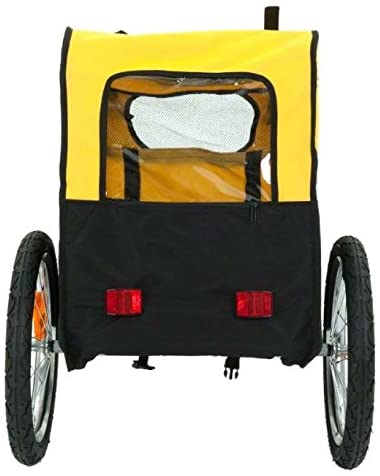  Remolque plegable con transportín para llevar en bicicleta perros de hasta 25 kg, ligero y con buena ventilación, para disfrutar de excursiones con tu mascota 