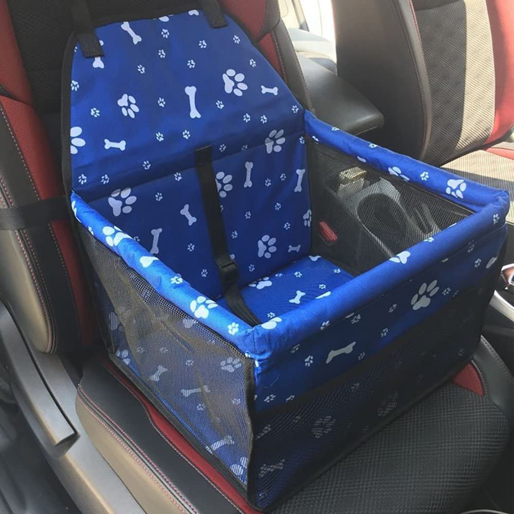  Roblue asiento de auxiliar de coche para perro funda impermeable para asiento de animales de tejido Oxford 40 * 32 * 25 cm 