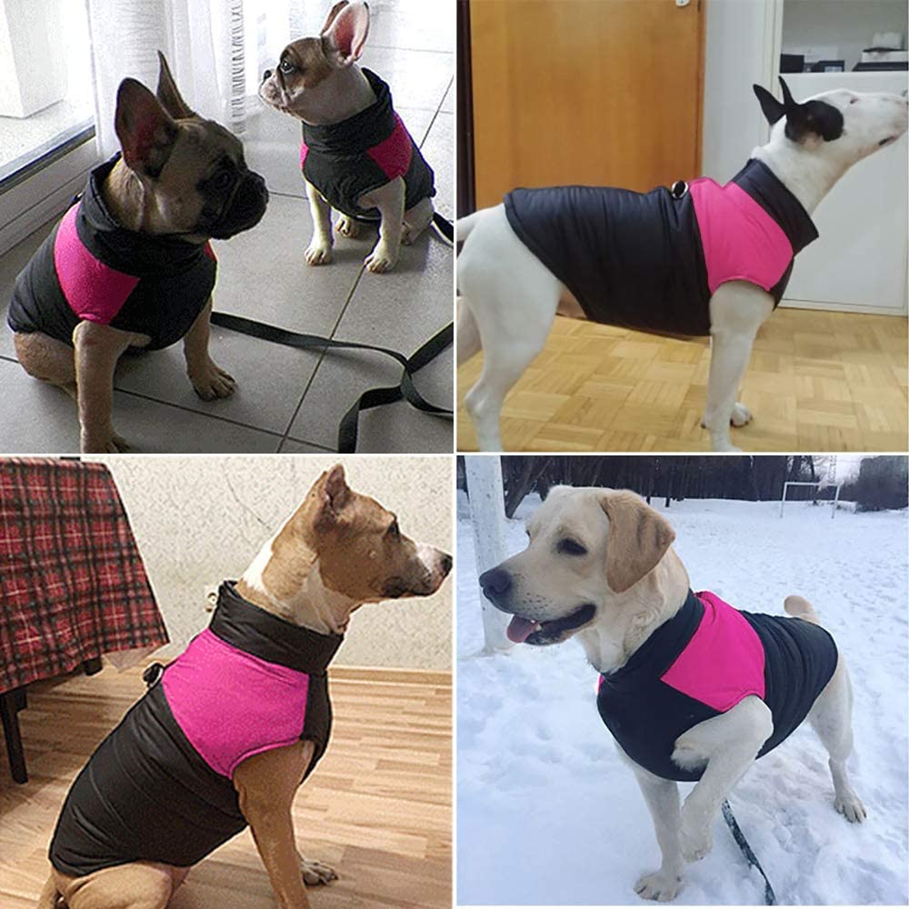  SALOVES Ropa para Mascotas Perros Invierno Chaleco Caliente Abrigo Chaqueta Traje para Mascotas Gato Perro Cachorro Ropa Algodón Suave Aprueba de Agua Navidad Talla 3XL-7XL 