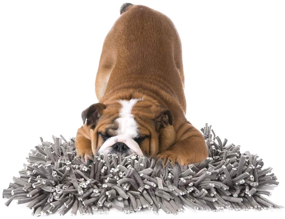  SAMMIU Perro Snuffle Mat, Mascotas Lenta Forro Play Mat Perro Entrenamiento Matte (11,8 "x 17.5) Promover Naturales Forro Instinto Cualquier tamaño de Raza y 