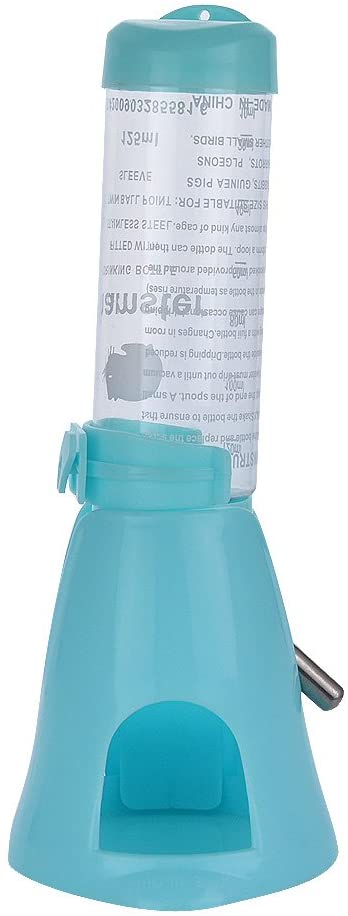  ShareWe Botella de Agua para Animales Dispensador Waterer Automático con Recipiente Tapa para Mascotas Gato Hamsters Ratas Cobayas Hurones Rabbits Conejos Animales pequeños 