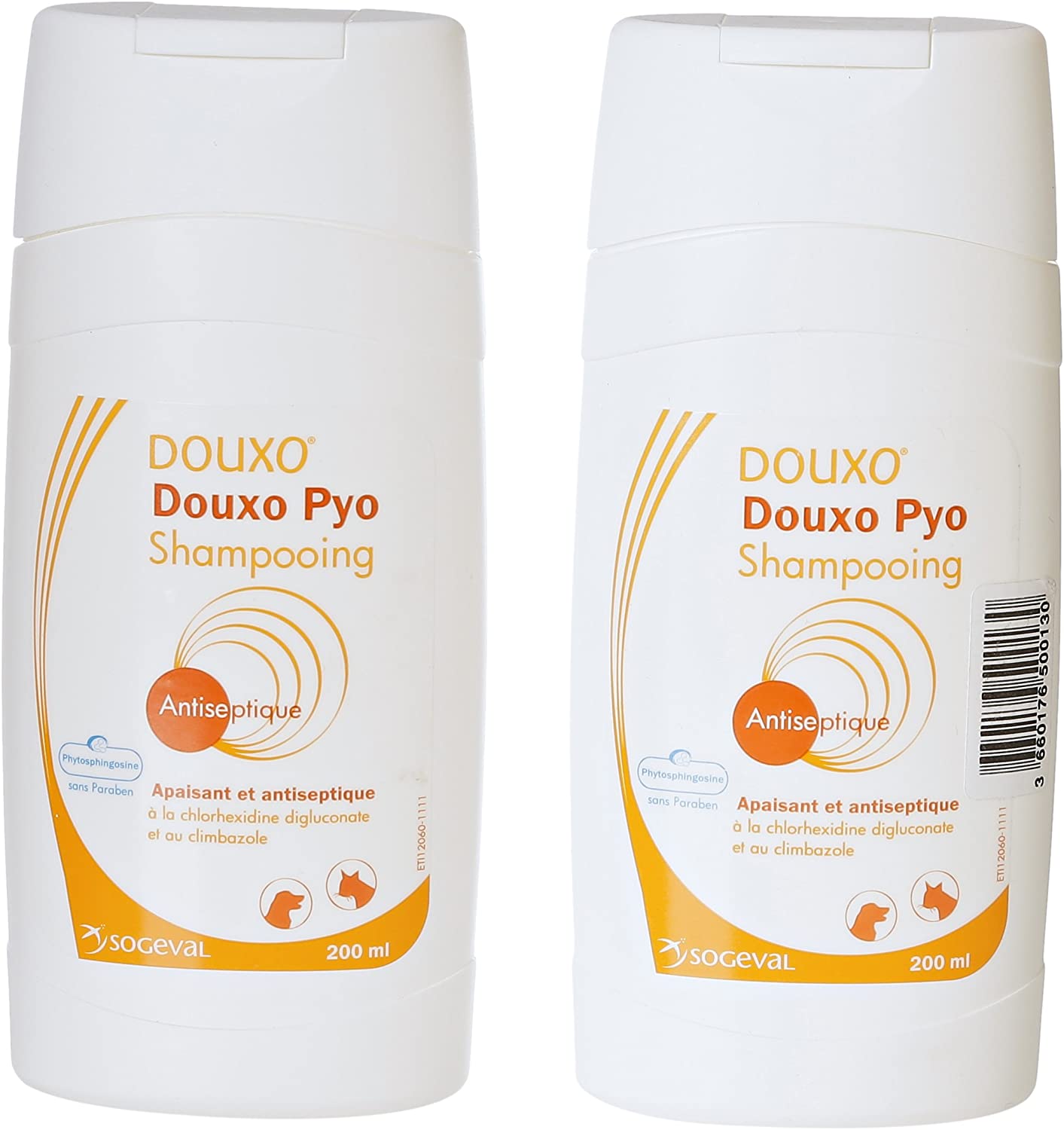  SOGEVAL Douxo Pyo Champú para Perros y Gatos 200 ml – Pack de 2 