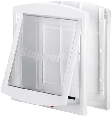  Staywell Perros Puerta Gatos Puerta/EN BLANCO, para Medianas Perros & Gatos Perros Tapa gato Tapa 