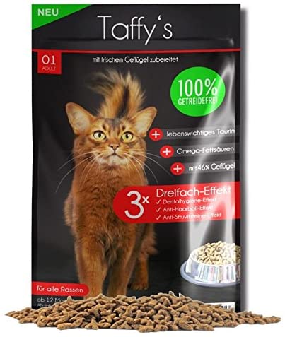  Taffy´s - Comida para gatos - Pienso libre de cereales - Ave 