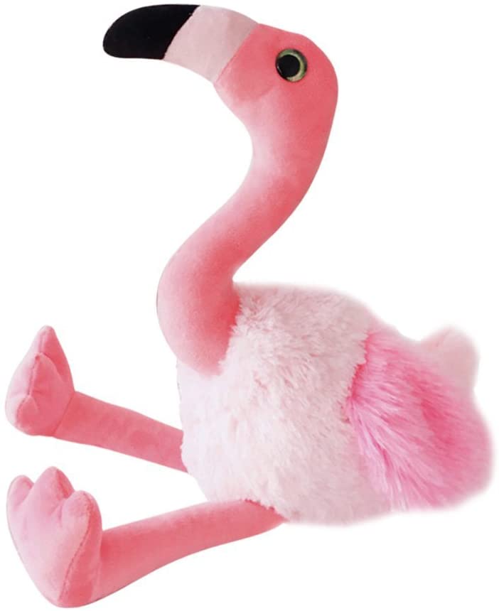  Tenlacum - Cojín de Peluche con diseño de Flamenco Rosa de 45 cm para niños, muñecas, Juguetes para Mascotas 