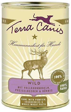  Terra Canis Classic Wild, 400 g lata (6 Pack) 