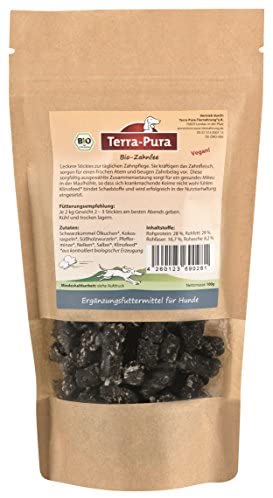  Terra Pura Bio 5381 naturales Cuidado Dental para perros 100 g 