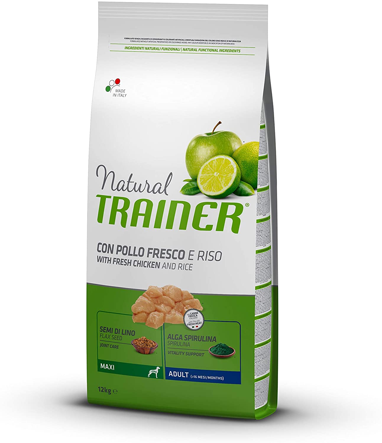  Trainer Comida de Perros Natural Adulto Maxi Pollo - 12 kg 