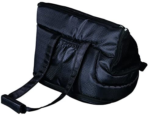  TRIXIE Bolsa Riva, Nylon, 26x30x45 cm, Negro 