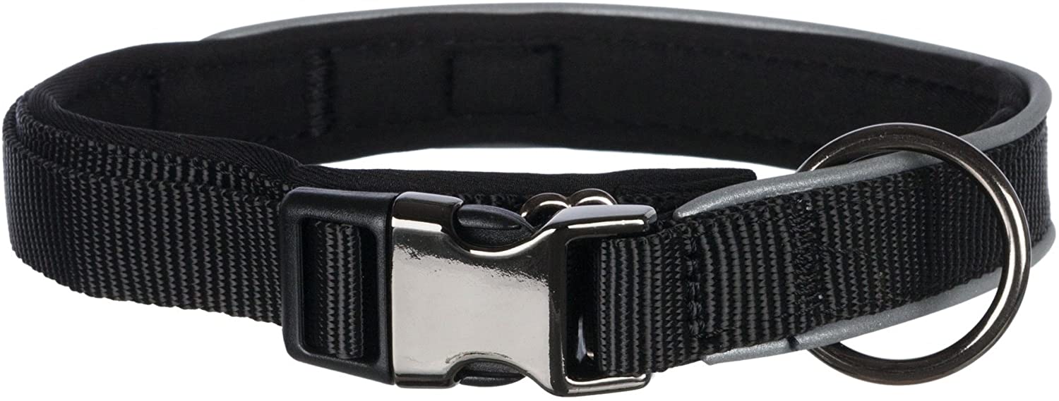  Trixie Expérience Collar Negro para Perro, 30 – 40 cm/15 mm, Talla XS/S 