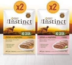  True Instinct - Comida Húmeda para Perros Adultos Medianos Y Grandes Grain Salmón Y Pollo 4 X 300 G 