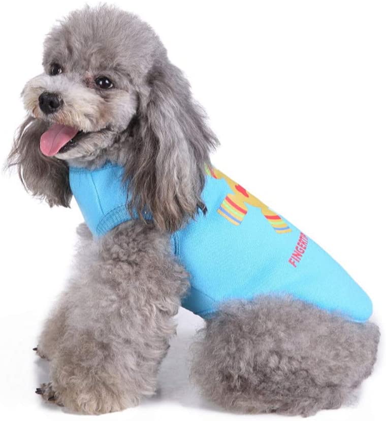  TUOTANG Ropa para Mascotas Chaleco de Perro de Verano Ropa para Perros de Punto a Rayas Chaleco de Ropa para Mascotas,Color 15,Small 